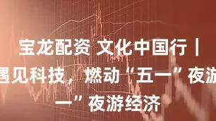 宝龙配资 文化中国行｜国潮遇见科技，燃动“五一”夜游经济