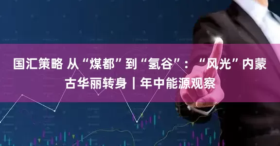 国汇策略 从“煤都”到“氢谷”：“风光”内蒙古华丽转身｜年中能源观察